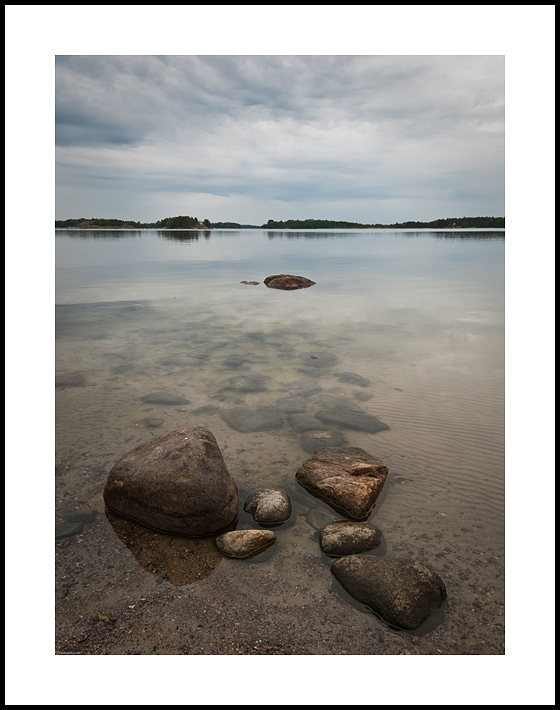 Stones Water Sky non-HDR