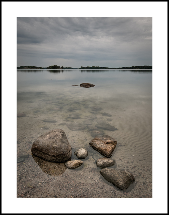 Stones Water Sky HDR