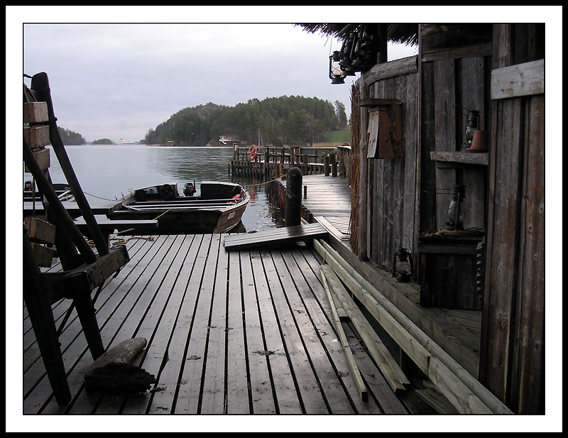 Fishing Port in Autumn