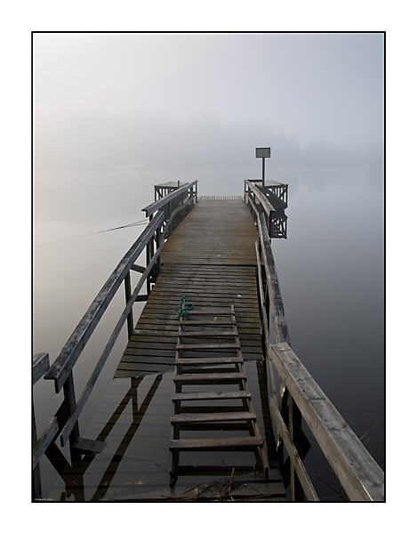 Pier in Mist