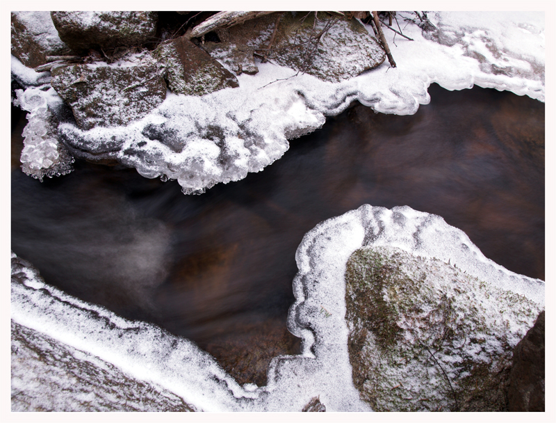 Brook in winter 1