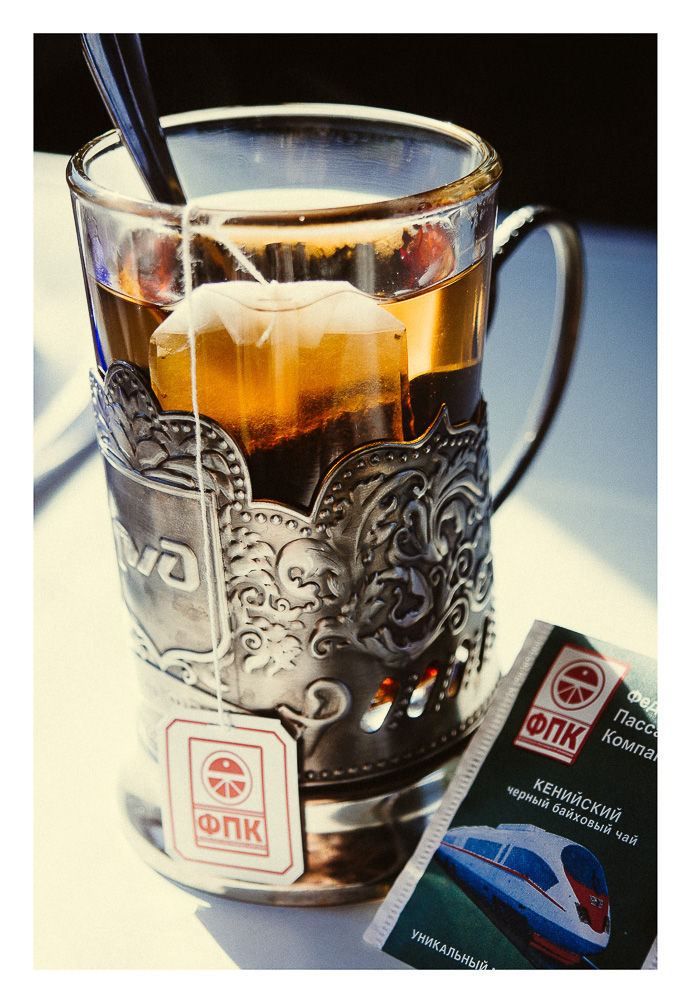 Tea Time on a Russian Train