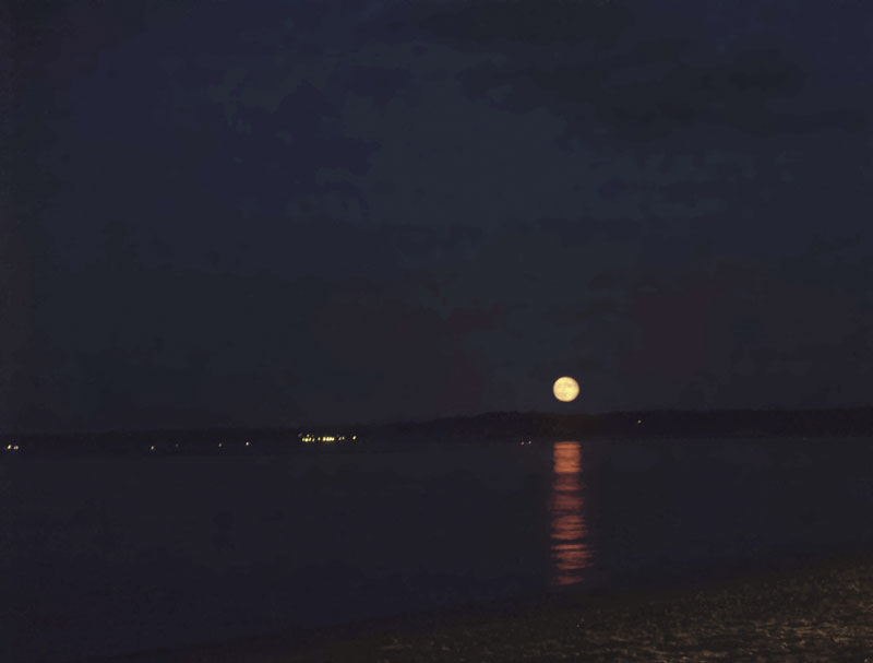 Night over the Sound