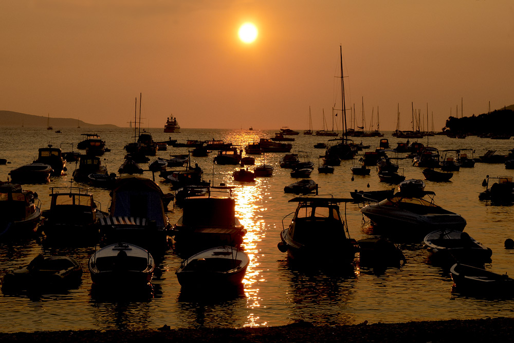 Sunset on Hvar