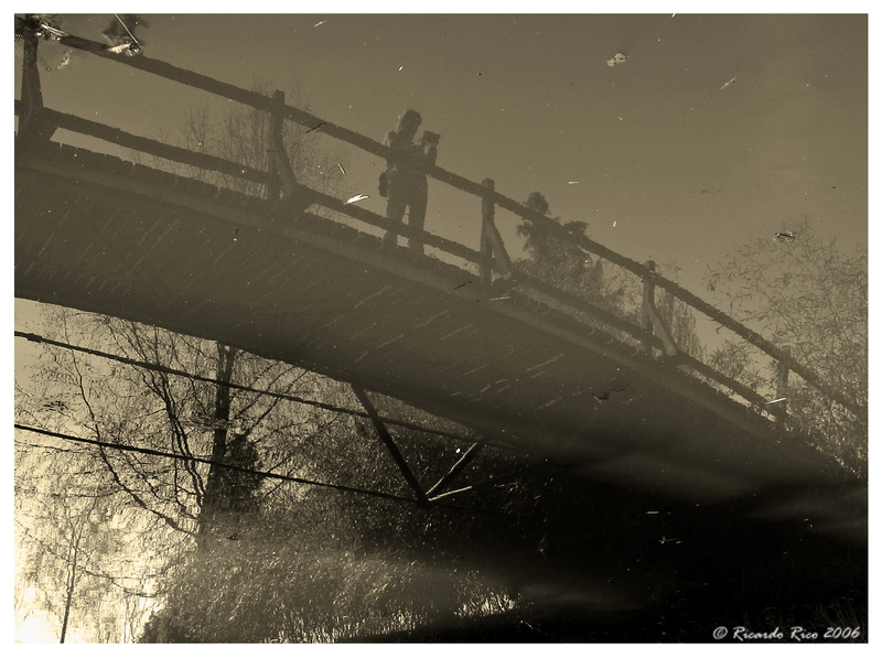 Photographer on the bridge
