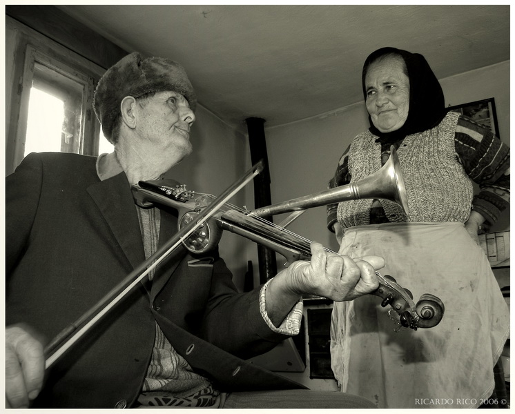 Violinist & wife