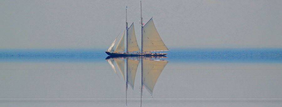 Boat on a quiet sea