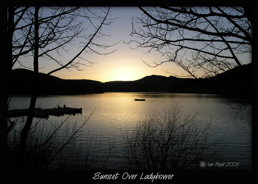 Sunset over Ladybower