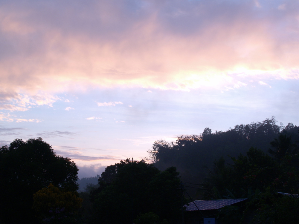 Sky1 at Dabong train station, malaysia