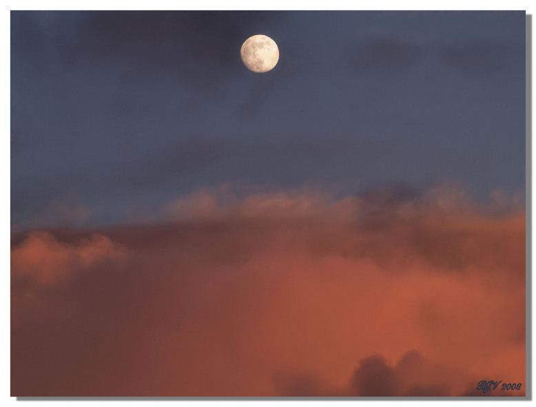 Winter Moon Rise