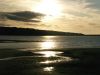 Sunset over St Ives bay Cornwall