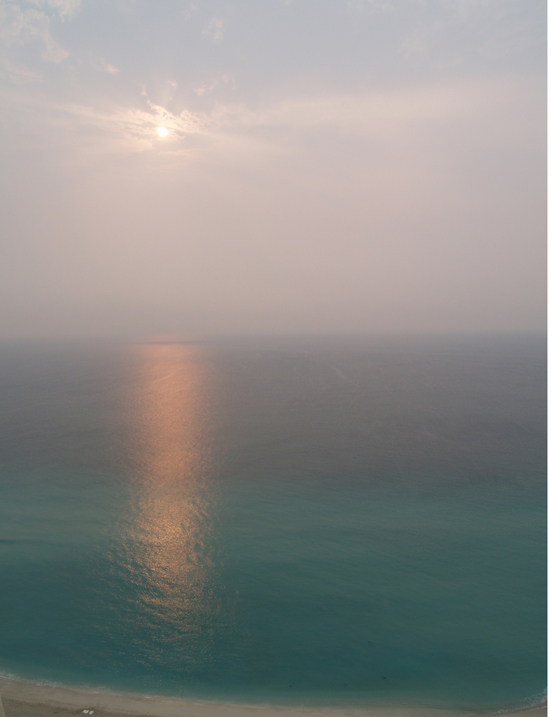 Smoke over Miami Beach