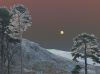 Moon over a strange land by Mike Babson