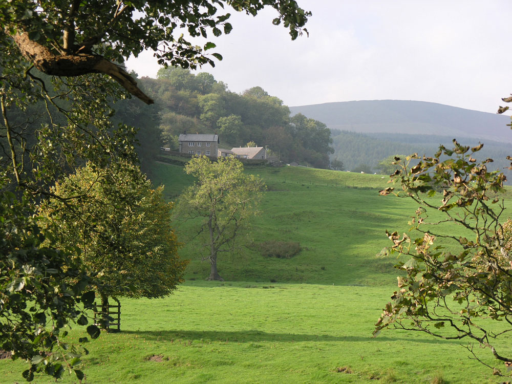 Hodder valley at Whitewell