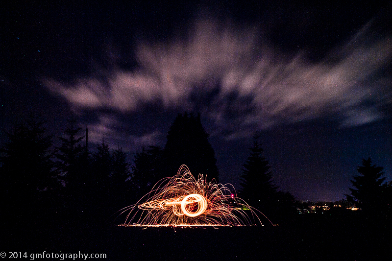 Spinning Steel Wool (2)