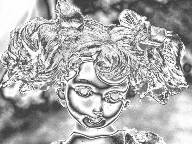 metalic doll