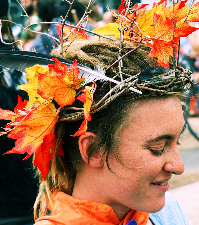Demure Autumn Maiden
