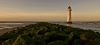 Perch Rock Lighthouse At Sunset by Brian Roberts