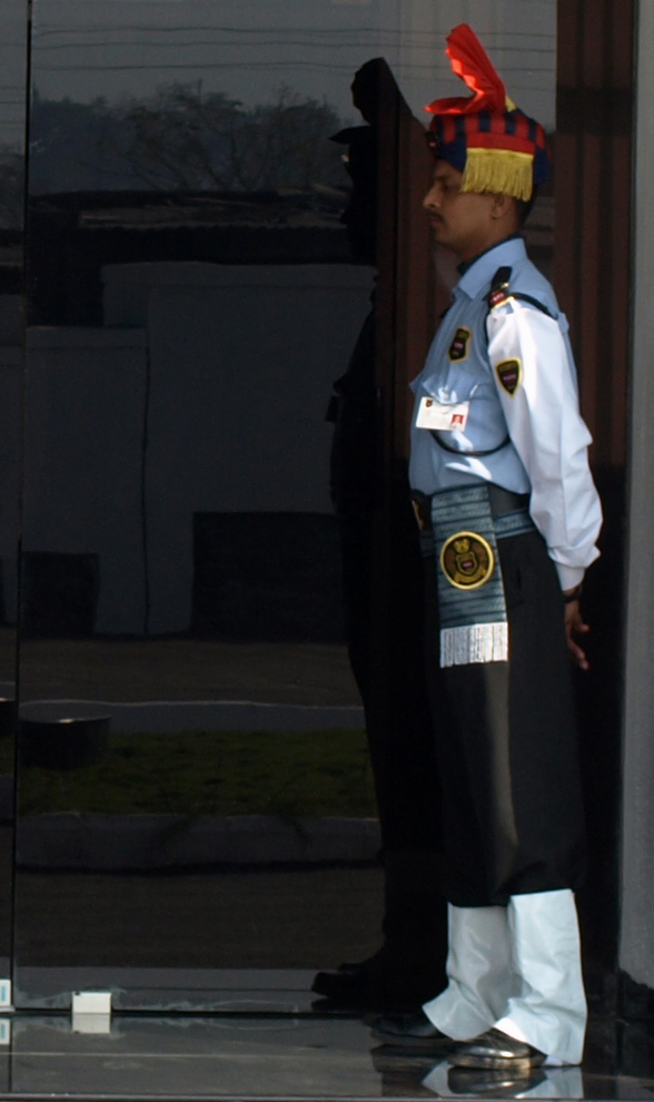 on the guard