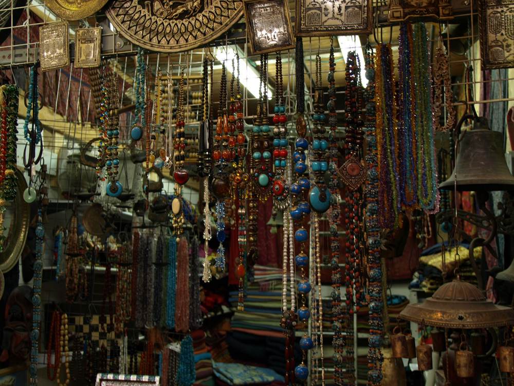 passing trough in the oriental bazar