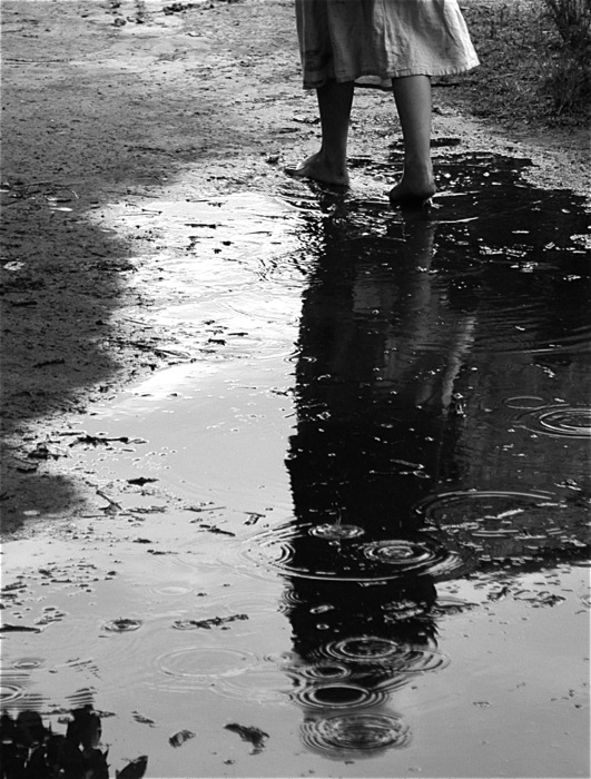 Barefooted