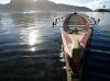 Fautasi boat on Pago Pago harbour, American Samoa