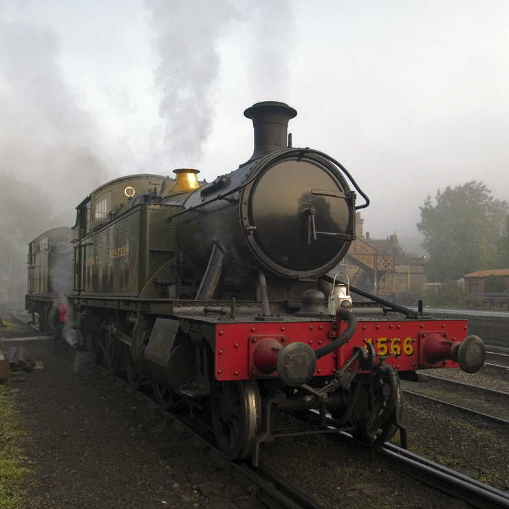 Loco's in morning mist