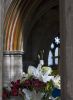 Flowers in Exeter Cathedral