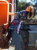 Gabriela on the Caboose by James Wang