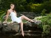 Among the rocks