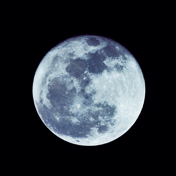 Blue Candles Moon