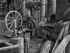 Wheelwright Shop in Black and White by Joe Saladino