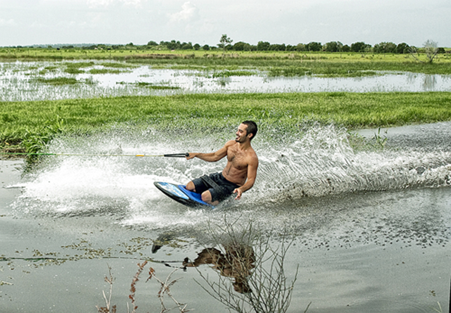 Waterboarding in Old Myakka