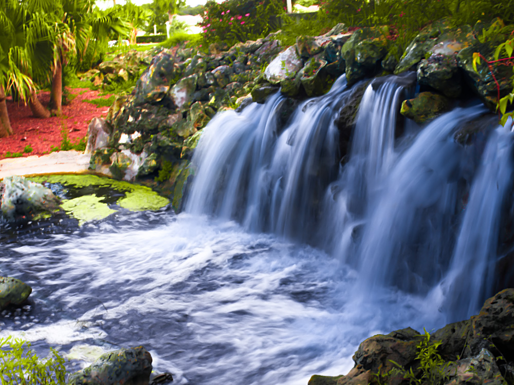 Ocala Palms Water Fall