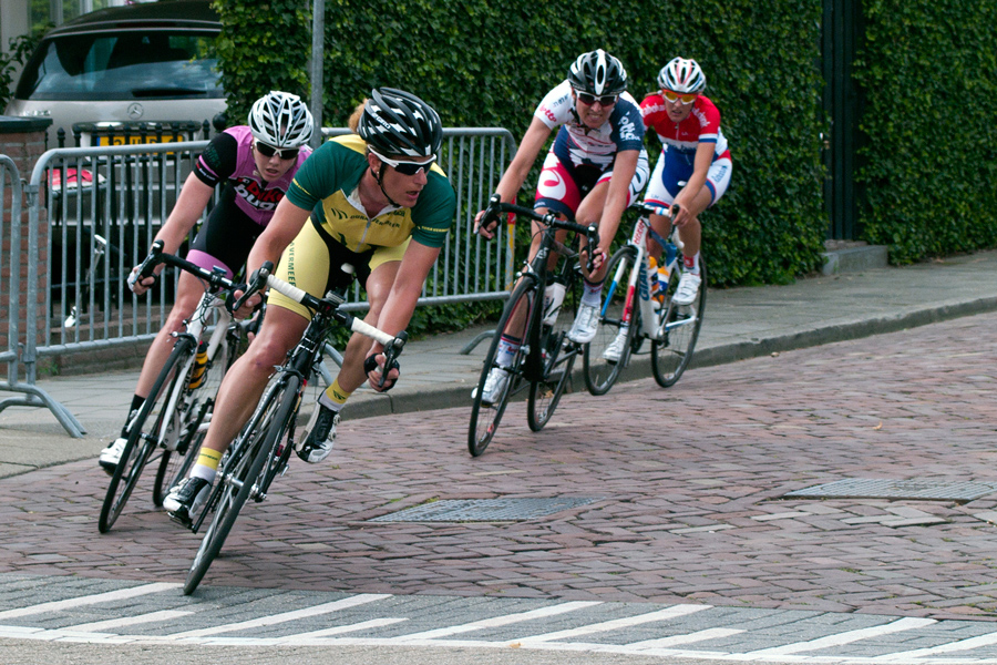 Lady's cycling