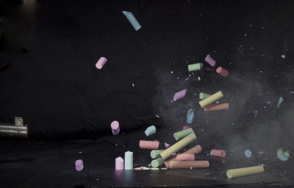 blasting chalk