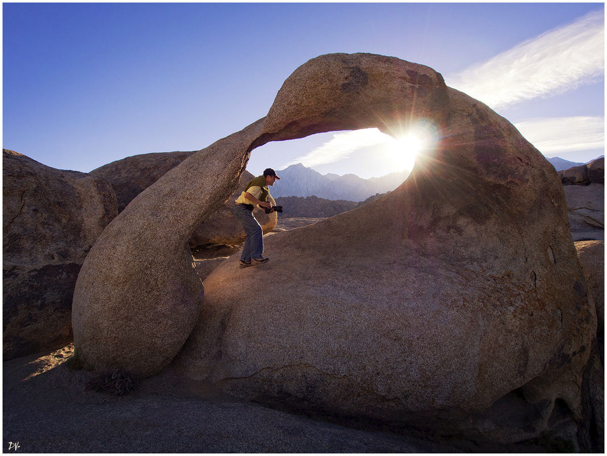 The arch and the photog